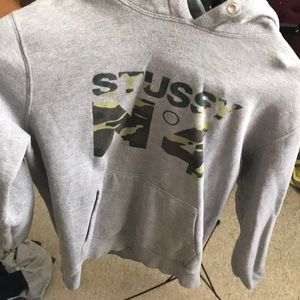 Stussy gray sweatshirt